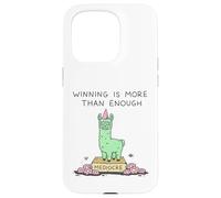 Carcasa para iPhone 15 Pro Ganar Es Más Que Suficiente Llama Mediocre Graciosa