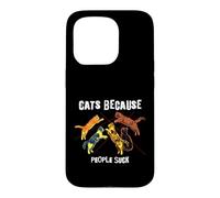 Carcasa para iPhone 15 Pro Gatos Porque la Gente Chupa a un Amante felino