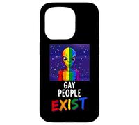 Carcasa para iPhone 15 Pro Gay Alien LGBTQ Existen Personas Homosexuales Alien Gay