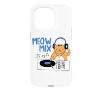 Carcasa para iPhone 15 Pro Gemma Correll Meow Mix DJ Cat Funny Rave Design