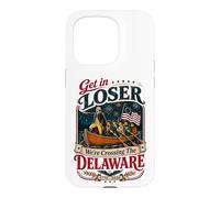Carcasa para iPhone 15 Pro Get In Loser We're Crossing The Delaware 250th 4th of July