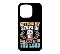 Carcasa para iPhone 15 Pro Getting My Steps In Walking with The Lord