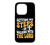 Carcasa para iPhone 15 Pro Getting My Steps In Walking with The Lord
