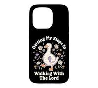 Carcasa para iPhone 15 Pro Getting My Steps In Walking with The Lord
