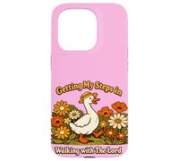 Carcasa para iPhone 15 Pro Getting My Steps in Walking with The Lord Christian Floral I