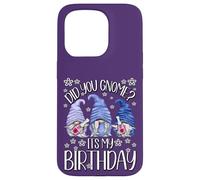 Carcasa para iPhone 15 Pro GNOME Birthday For Women Did You GNOME It`s My Birthday