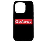 Carcasa para iPhone 15 Pro GO Away Leave Me Alone Funny Sarcasm For Introverts 反社会的内向性