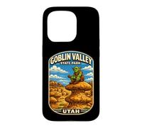 Carcasa para iPhone 15 Pro Goblin Valley State Park Utah Desierto Hoodoo Rock