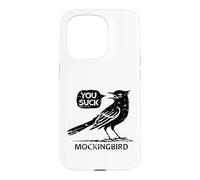 Carcasa para iPhone 15 Pro Gráfico de desaprobación de pájaro sarcástico expresando
