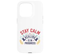 Carcasa para iPhone 15 Pro Gráfico de Viaje de restauración Interior de mentalidad Serena