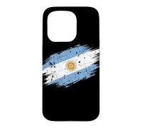 Carcasa para iPhone 15 Pro Gráfico Grunge Envejecido de la Bandera de Argentina
