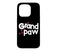 Carcasa para iPhone 15 Pro Gran Pata Amante Perro Mascota Abu