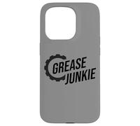 Carcasa para iPhone 15 Pro Grease Junkie Monkey Mechanic Tech Garage Repair Engines