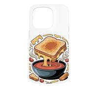 Carcasa para iPhone 15 Pro Grilled Cheese and Tomato Soup Comfort Food