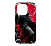 Carcasa para iPhone 15 Pro Guadaña de la Parca Ángeles caídos Arte de Terror gótico Oscuro