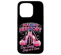 Carcasa para iPhone 15 Pro Haciendo de Herstory un Paso Atrevido a la Vez