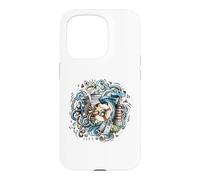 Carcasa para iPhone 15 Pro Hamburgo Puerto Elba St.Pauli Marinero Souvenir Marítimo