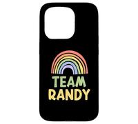Carcasa para iPhone 15 Pro Happy Colorful Team Randy Rainbow Pride Green Yellow