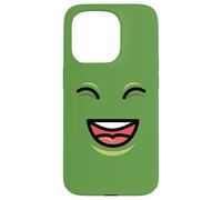 Carcasa para iPhone 15 Pro Happy Laughing Face - Cartoon Green Avocado