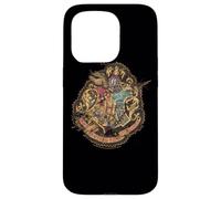 Carcasa para iPhone 15 Pro Harry Potter Hogwarts Crest Knitted Patch Damaged