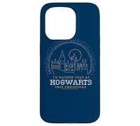 Carcasa para iPhone 15 Pro Harry Potter I'D Rather Stay At Hogwarts This Christmas