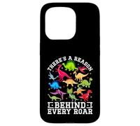 Carcasa para iPhone 15 Pro Hay una razón detrás de Cada Rugido Lindo Dinosaurio SPED Autismo