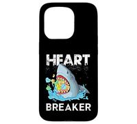 Carcasa para iPhone 15 Pro Heart Breaker Shark Shirt Valentine Shark Shirt Valentines