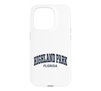 Carcasa para iPhone 15 Pro Highland Park Florida Retro