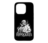 Carcasa para iPhone 15 Pro Hipócrates Icono de médico de Medicina Griega Antigua