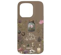 Carcasa para iPhone 15 Pro His Witch Her Warlock Pareja de brujería Magia Oculta