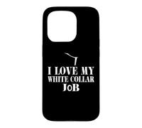 Carcasa para iPhone 15 Pro Hombres I Love My White Collar Job - Priest Ordination