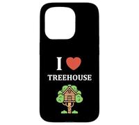 Carcasa para iPhone 15 Pro Home Nature Tree House Minimalist Simple i Love Treehouse
