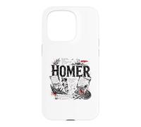 Carcasa para iPhone 15 Pro Homer Iliad Odyssey Poesía Griega Antigua