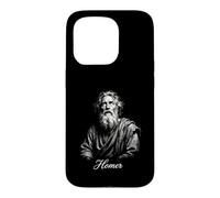 Carcasa para iPhone 15 Pro Homero Mitología Griega Odisea Ilíada Poeta