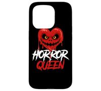Carcasa para iPhone 15 Pro Horror Queen Zombie Heart Película de Terror Fan Girls Movie Night