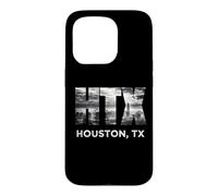 Carcasa para iPhone 15 Pro HTX City of Houston Skyline Art Downtown Texas Souvenir Gift