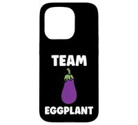 Carcasa para iPhone 15 Pro Humor Food Eggplant Simple Team Eggplant