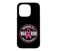 Carcasa para iPhone 15 Pro Husband of A Warrior Breast Cancer Awareness