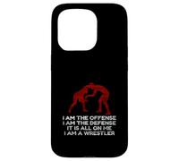 Carcasa para iPhone 15 Pro I Am A Wrestler - Divertido Aspecto Desgastado de Lucha Libre