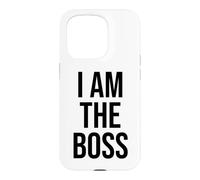 Carcasa para iPhone 15 Pro I Am The Boss Women Big Sister Im Not Bossy Im The Boss Mom