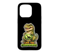 Carcasa para iPhone 15 Pro I Ate The Carbívoros Divertido Juego de Palabras Vegano Dino