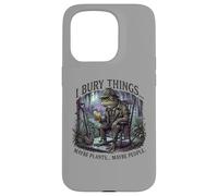 Carcasa para iPhone 15 Pro I Bury Things Frog Gardener Dark Humor Shovel