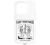 Carcasa para iPhone 15 Pro I Got Your Back, Lindo Amigo Esqueleto