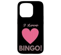 Carcasa para iPhone 15 Pro I Love Bingo! Funny Old Lady Costume Men & Women Bingo