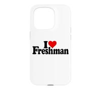 Carcasa para iPhone 15 Pro I Love Heart Freshman Freshmen FROSH Estudiante DE Primer AÑO