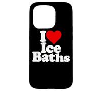 Carcasa para iPhone 15 Pro I Love Heart Ice BAÑOS Cold TUBS
