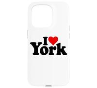 Carcasa para iPhone 15 Pro I Love Heart York North Yorkshire Inglaterra