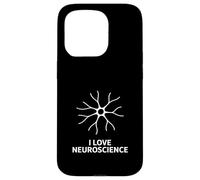 Carcasa para iPhone 15 Pro I Love Neuroscience Brain Design Stem Neurociencia Cita