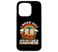 Carcasa para iPhone 15 Pro I Noah Guy Que tenía un par de Perros Havanese Noah's Ark