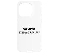 Carcasa para iPhone 15 Pro I Survived Virtual Reality Novelty Commemorative VR Games